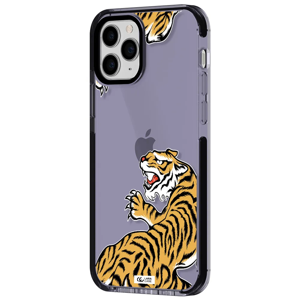 Chinese Tiger Apple iPhone 11 pro impact Lilac Case