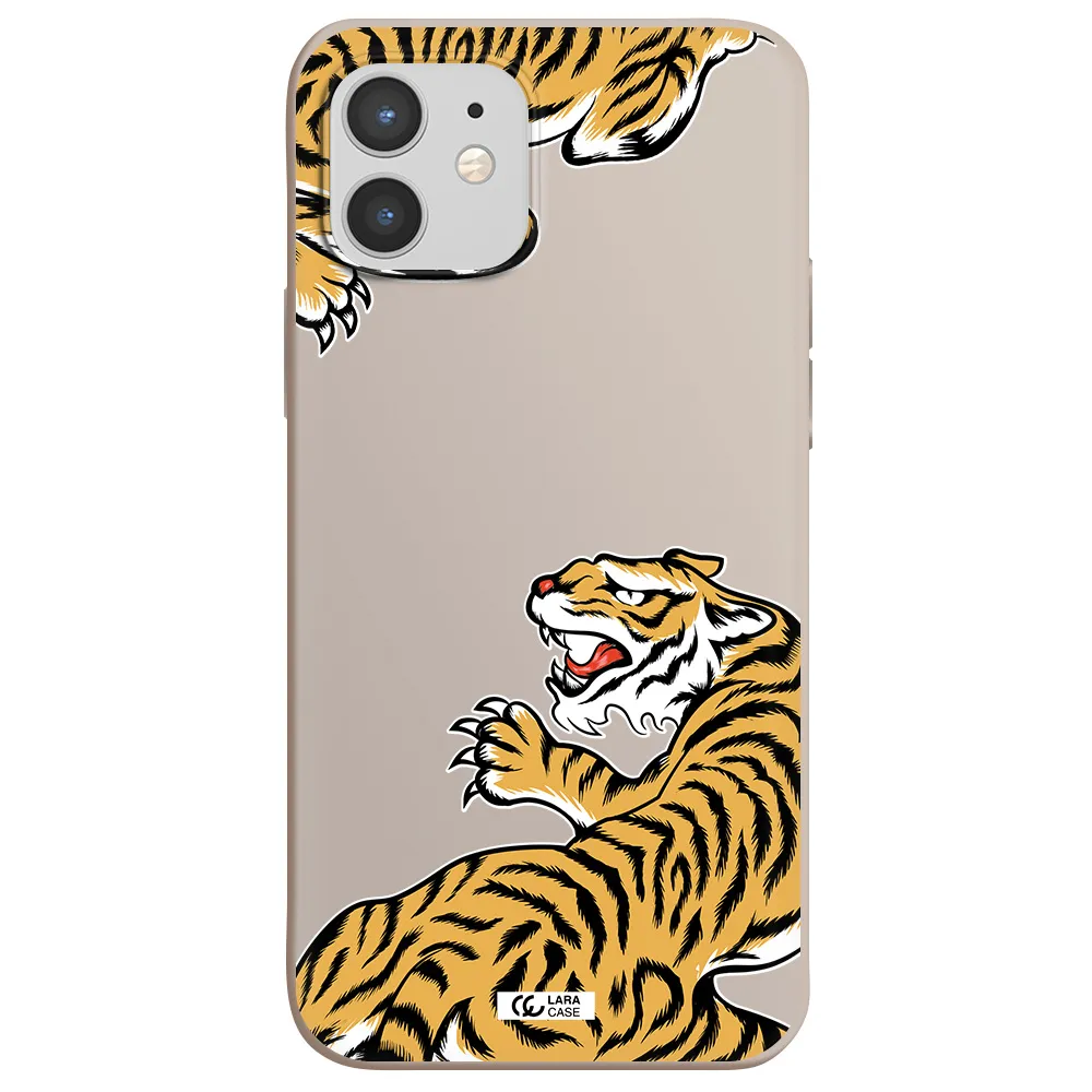 Chinese Tiger Apple iPhone 12 mini Silicone Stone Case