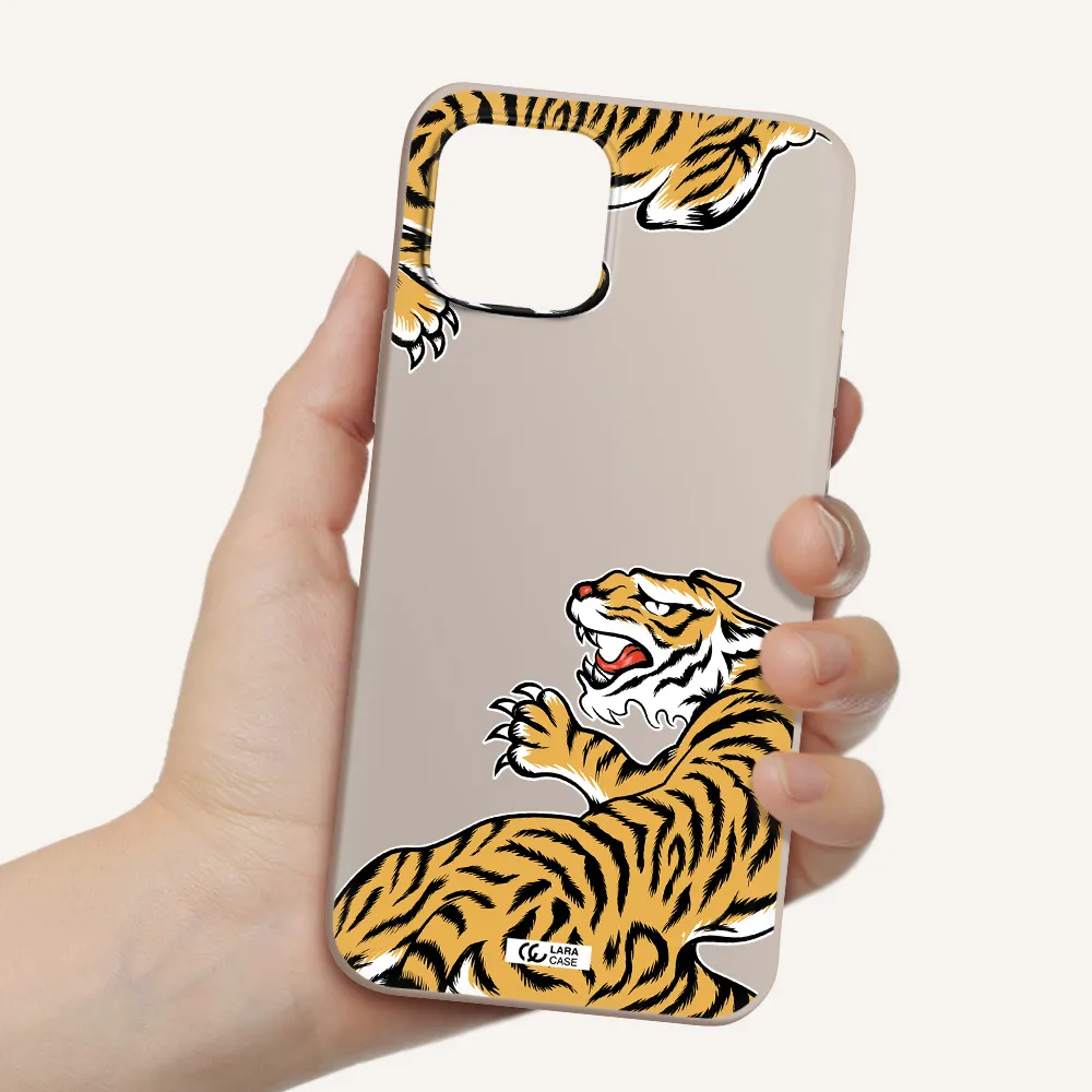 Chinese Tiger Apple iPhone 12 mini Silicone Stone Case