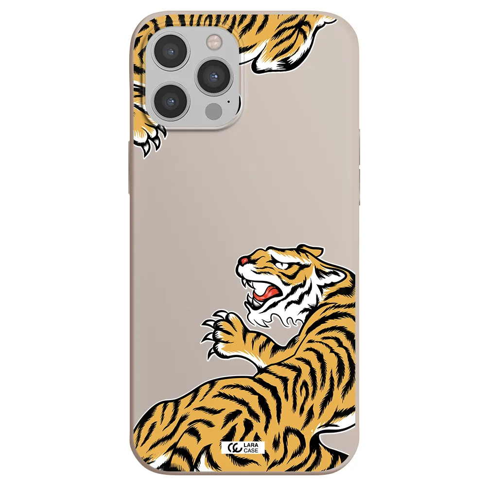 Chinese Tiger Apple iPhone 12 pro max Silicone Stone Case