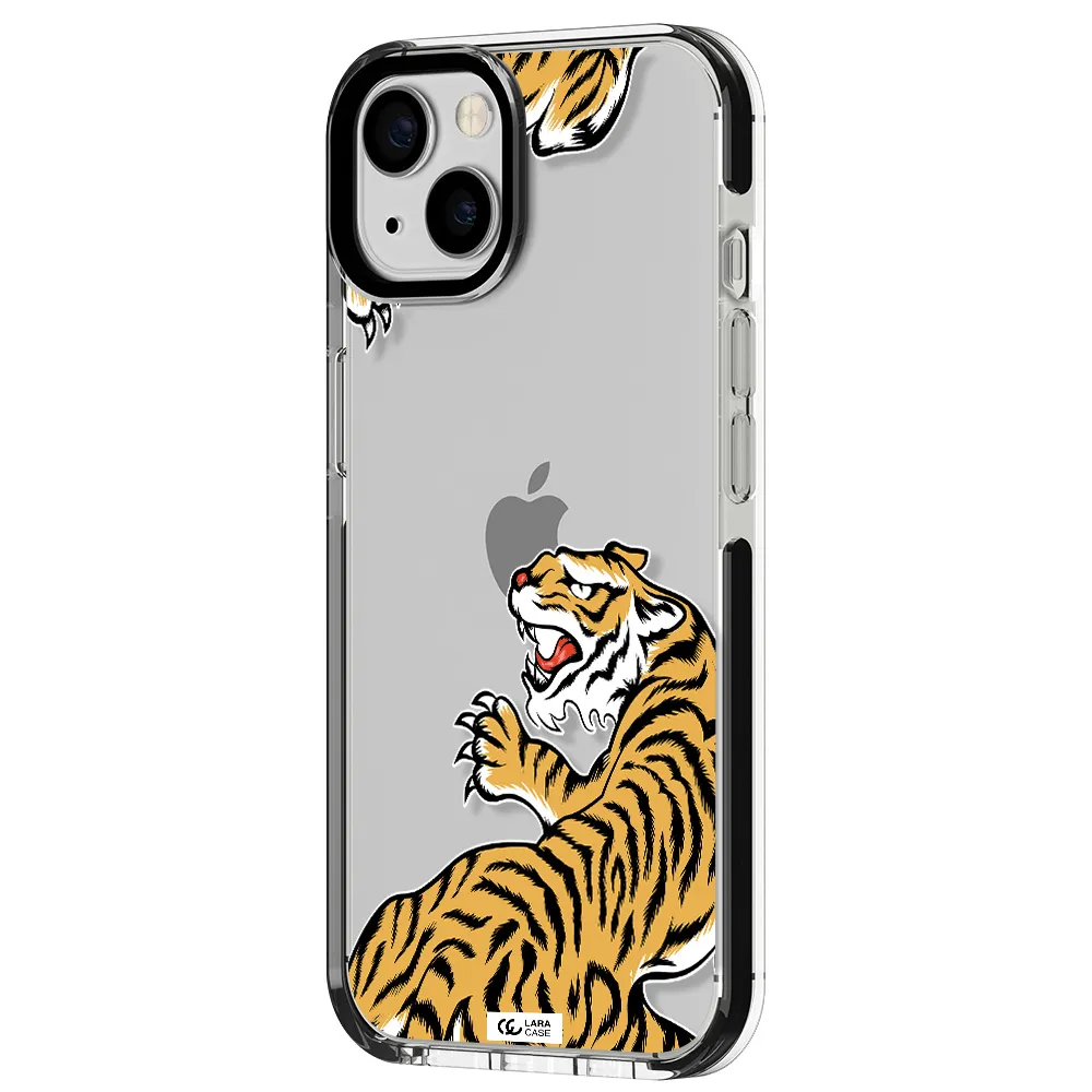 Chinese Tiger Apple iPhone 13 impact black border Case