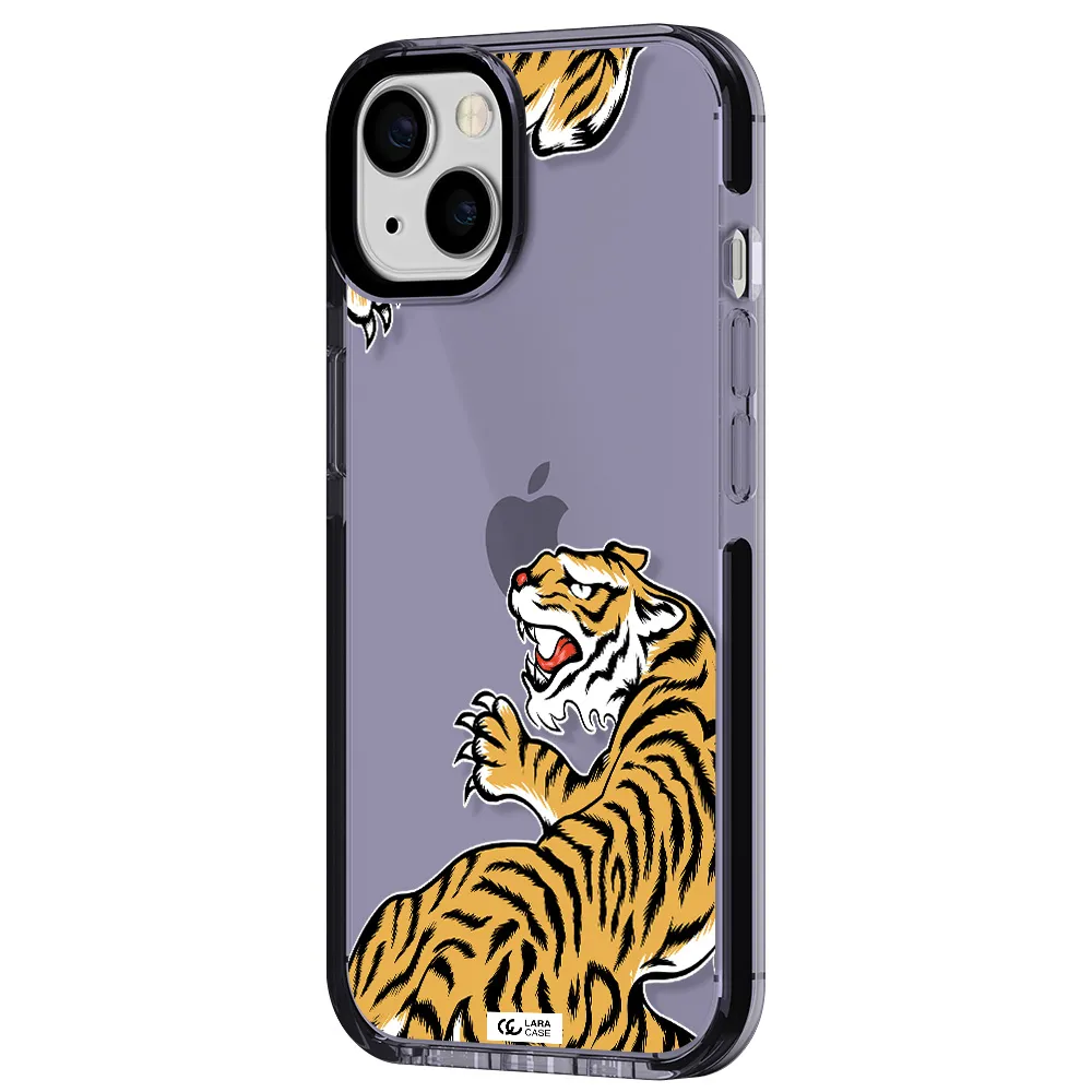 Chinese Tiger Apple iPhone 13 impact Lilac Case