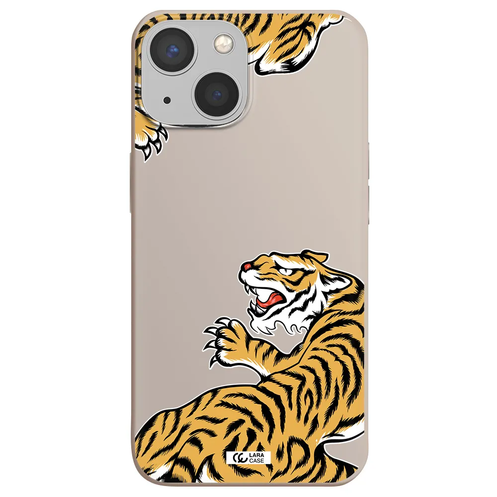 Chinese Tiger Apple iPhone 13 mini Silicone Stone Case