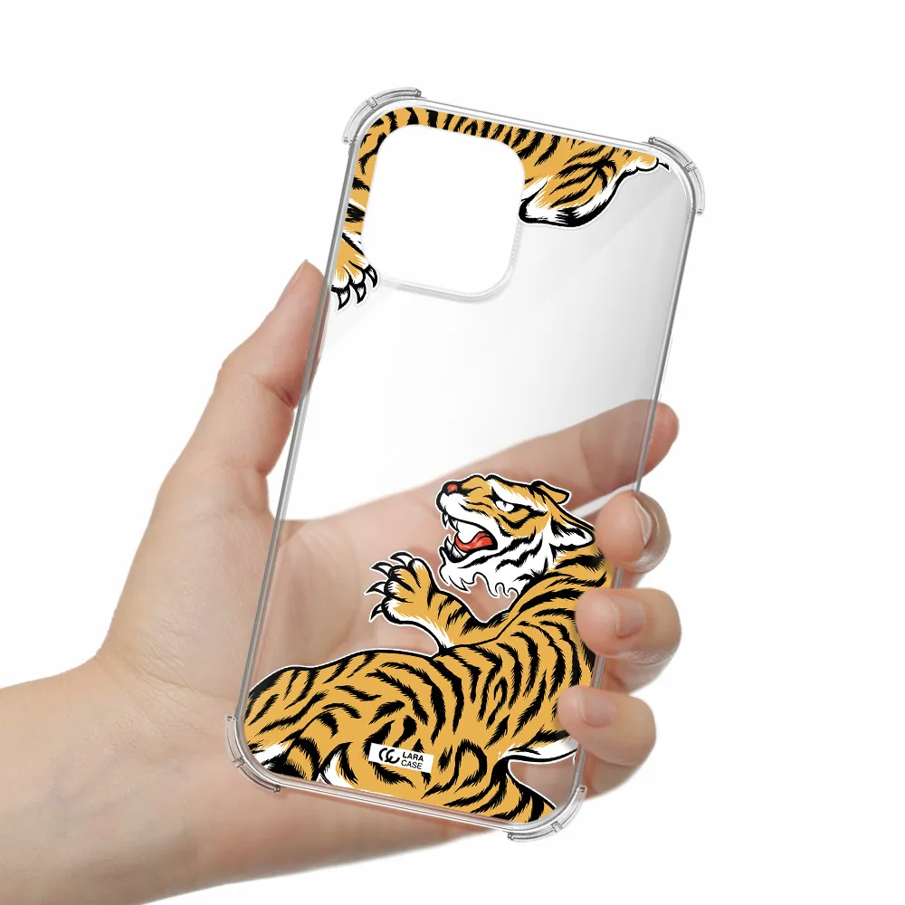 Chinese Tiger Apple iPhone 13 Pro Clear PC Case