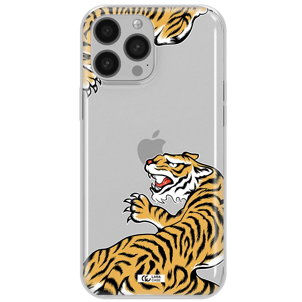 Chinese Tiger Apple iPhone 13 Pro Clear TPU Case