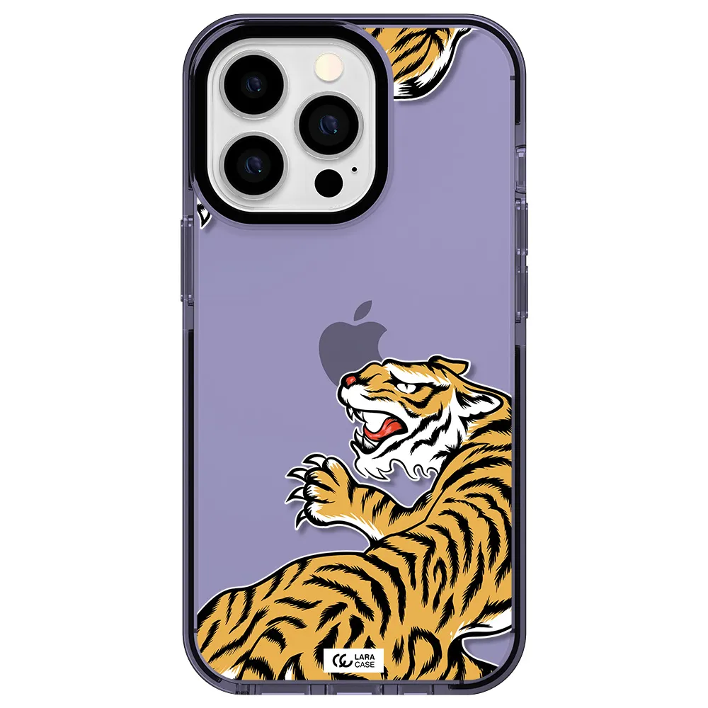 Chinese Tiger Apple iPhone 13 Pro impact Lilac Case