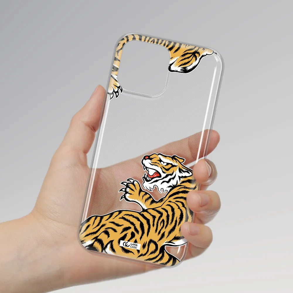 Chinese Tiger Apple iPhone 13 Pro Max Clear TPU Case