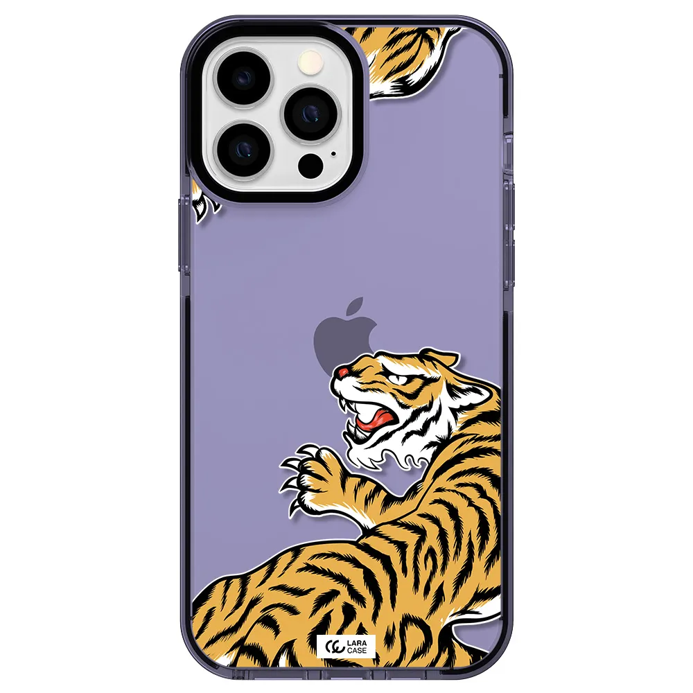 Chinese Tiger Apple iPhone 13 Pro Max impact Lilac Case