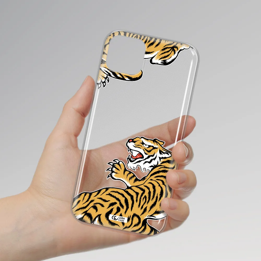 Chinese Tiger Apple iPhone 14 Clear TPU Case