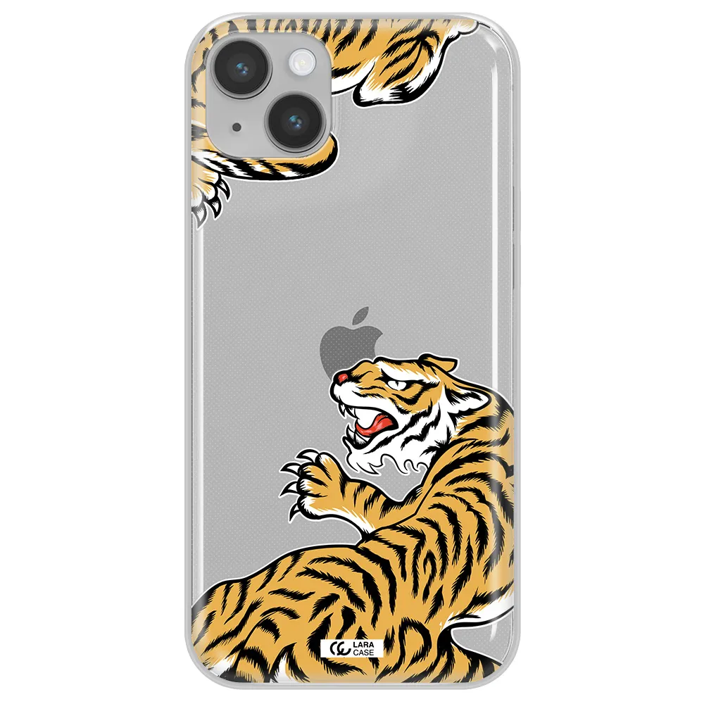 Chinese Tiger Apple iPhone 14 plus Clear TPU Case