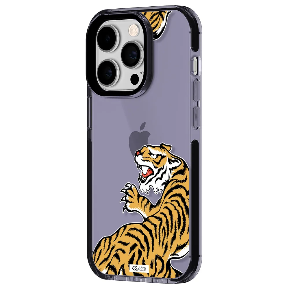 Chinese Tiger Apple iPhone 14 pro impact Lilac Case