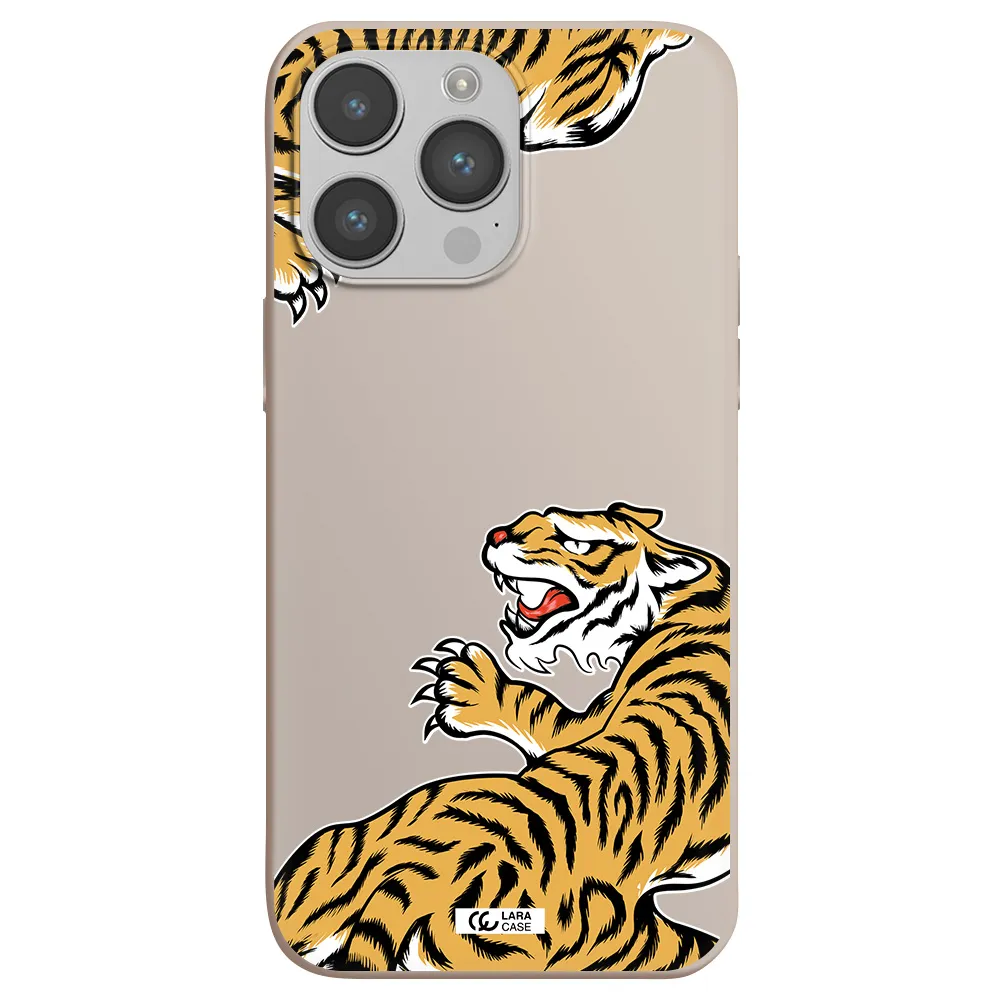 Chinese Tiger Apple iPhone 14 pro Silicone Stone Case