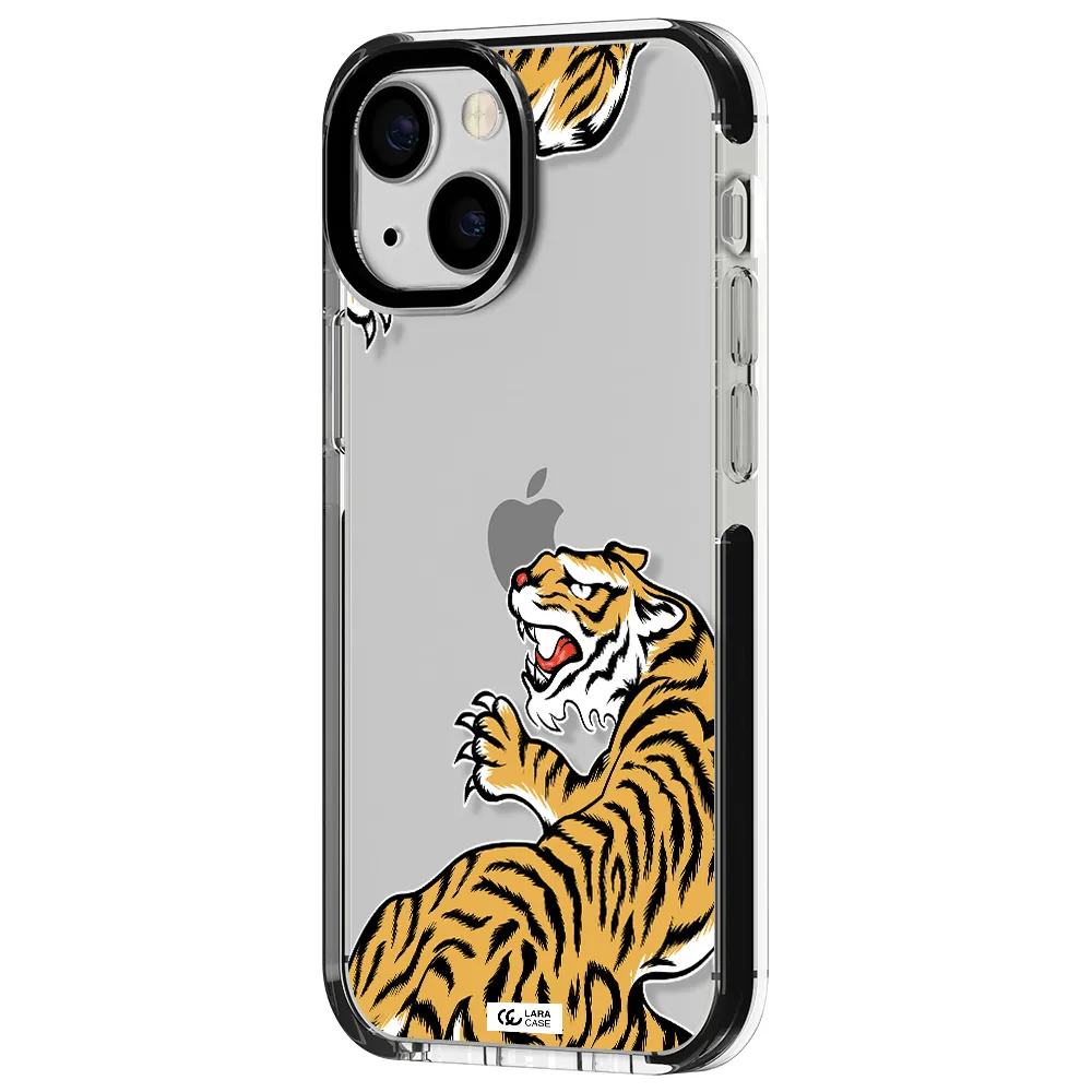 Chinese Tiger Apple iPhone 15 impact black border Case