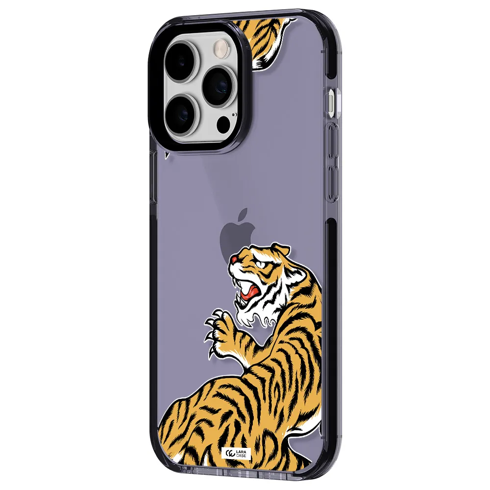 Chinese Tiger Apple iPhone 15 Pro Max impact Lilac Case