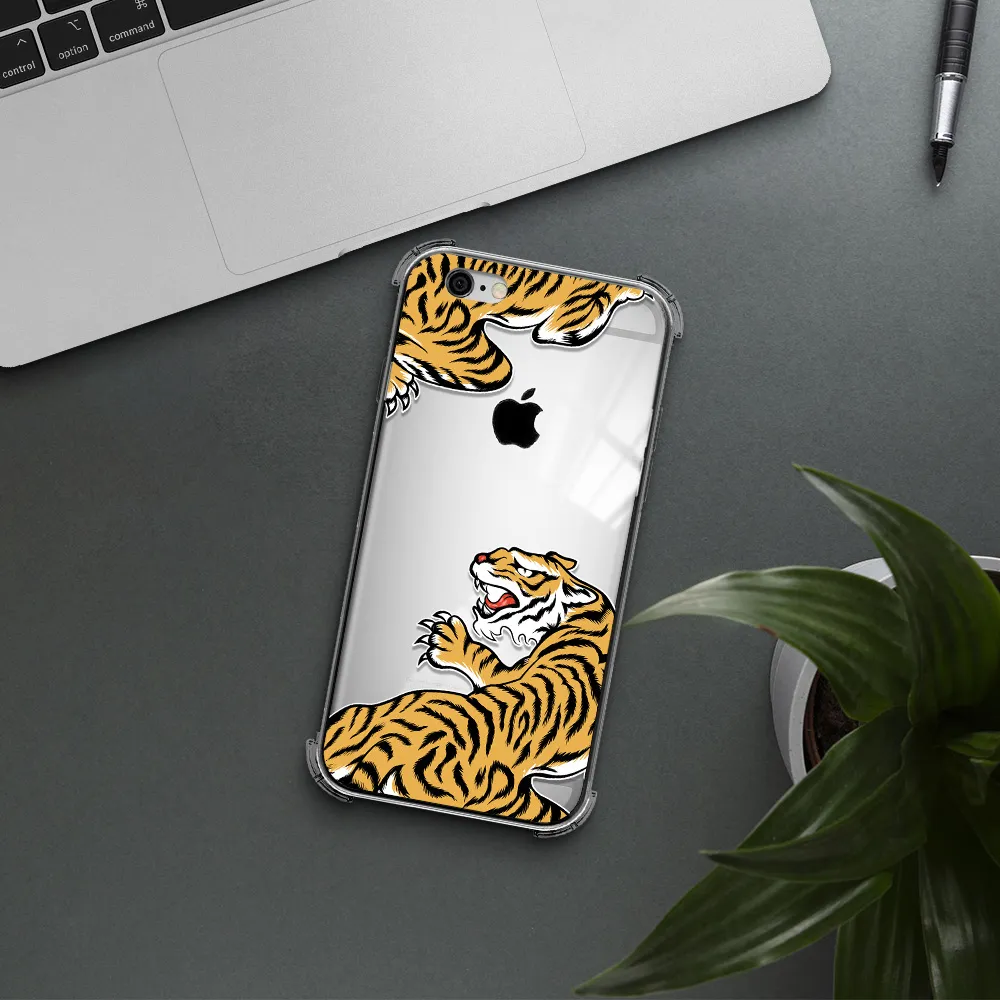 Chinese Tiger Apple iPhone 6 Clear PC Case