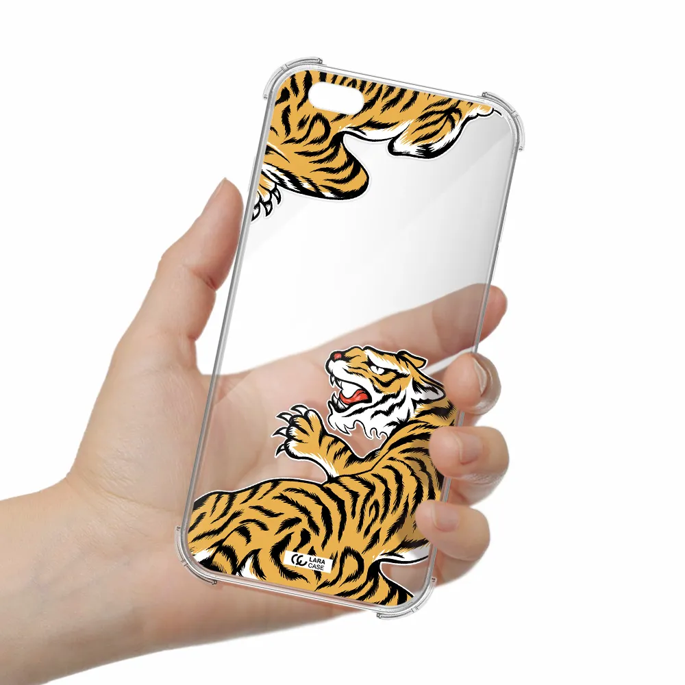 Chinese Tiger Apple iPhone 6 plus Clear PC Case