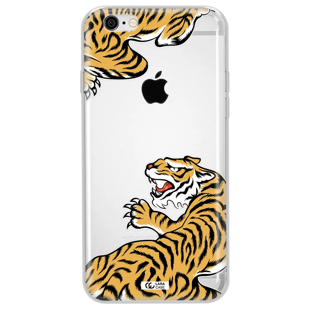 Chinese Tiger Apple iPhone 6 plus Clear TPU Case