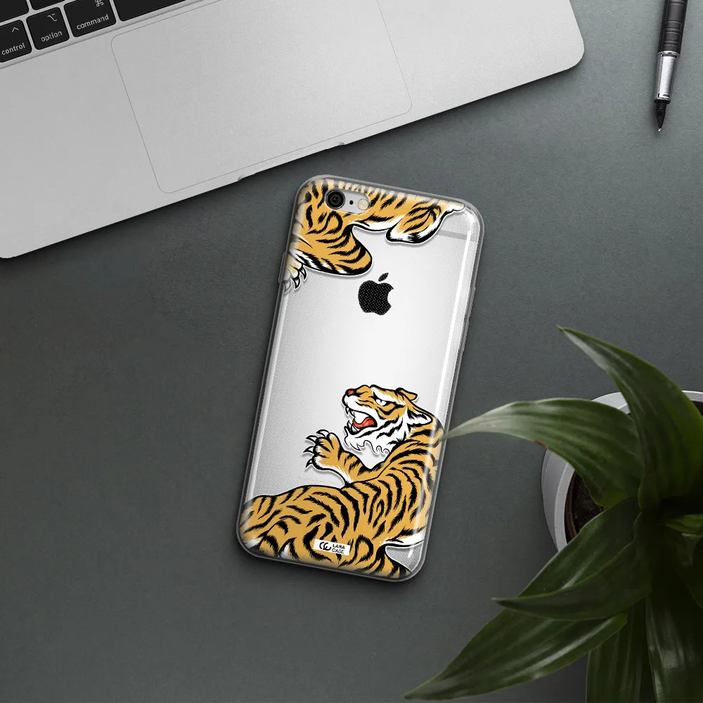 Chinese Tiger Apple iPhone 6 plus Clear TPU Case
