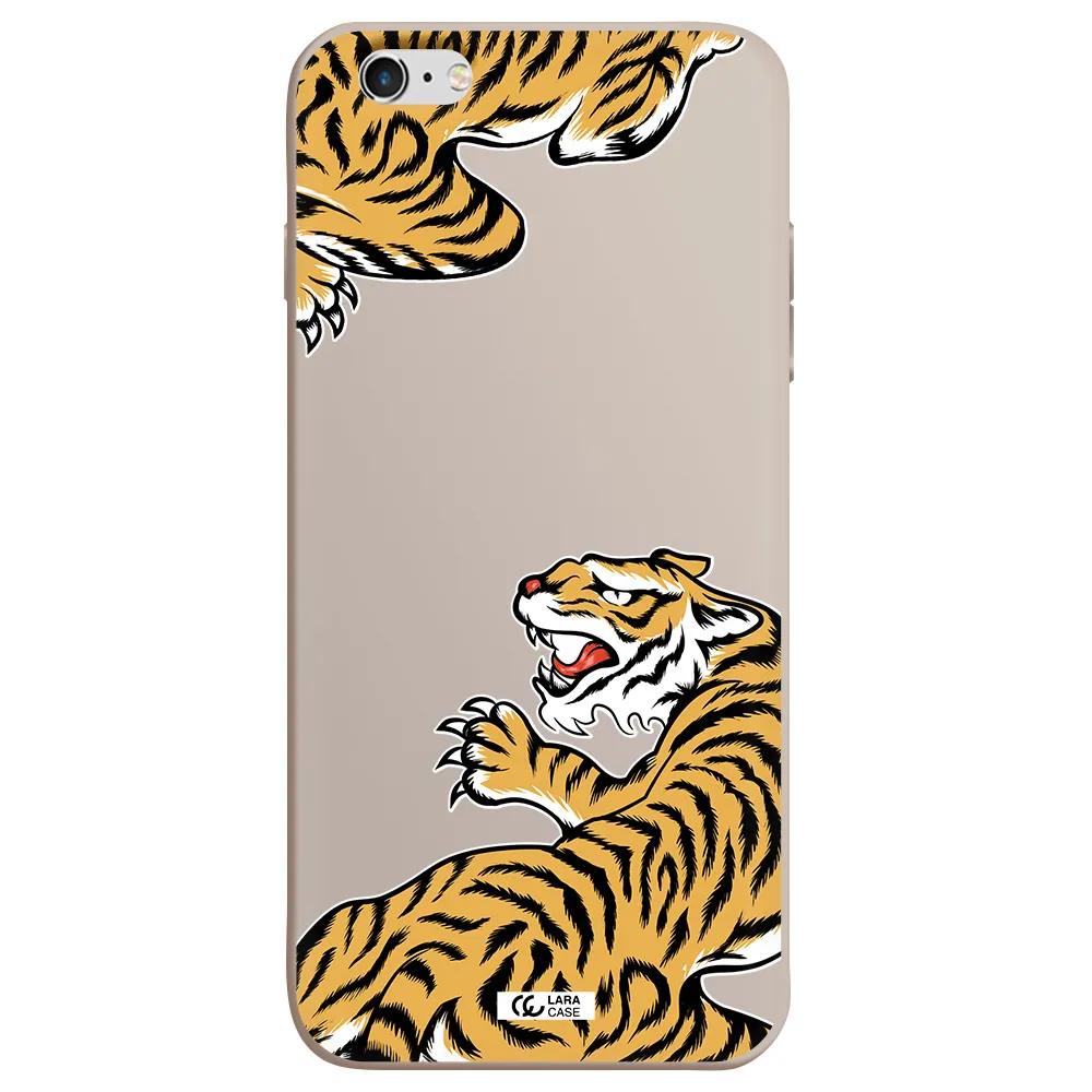 Chinese Tiger Apple iPhone 6 plus Silicone Stone Case
