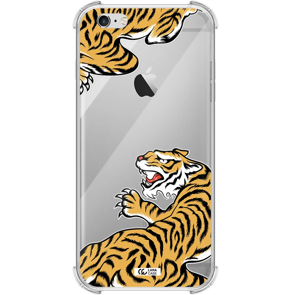 Chinese Tiger Apple iPhone 6 s plus Clear PC Case
