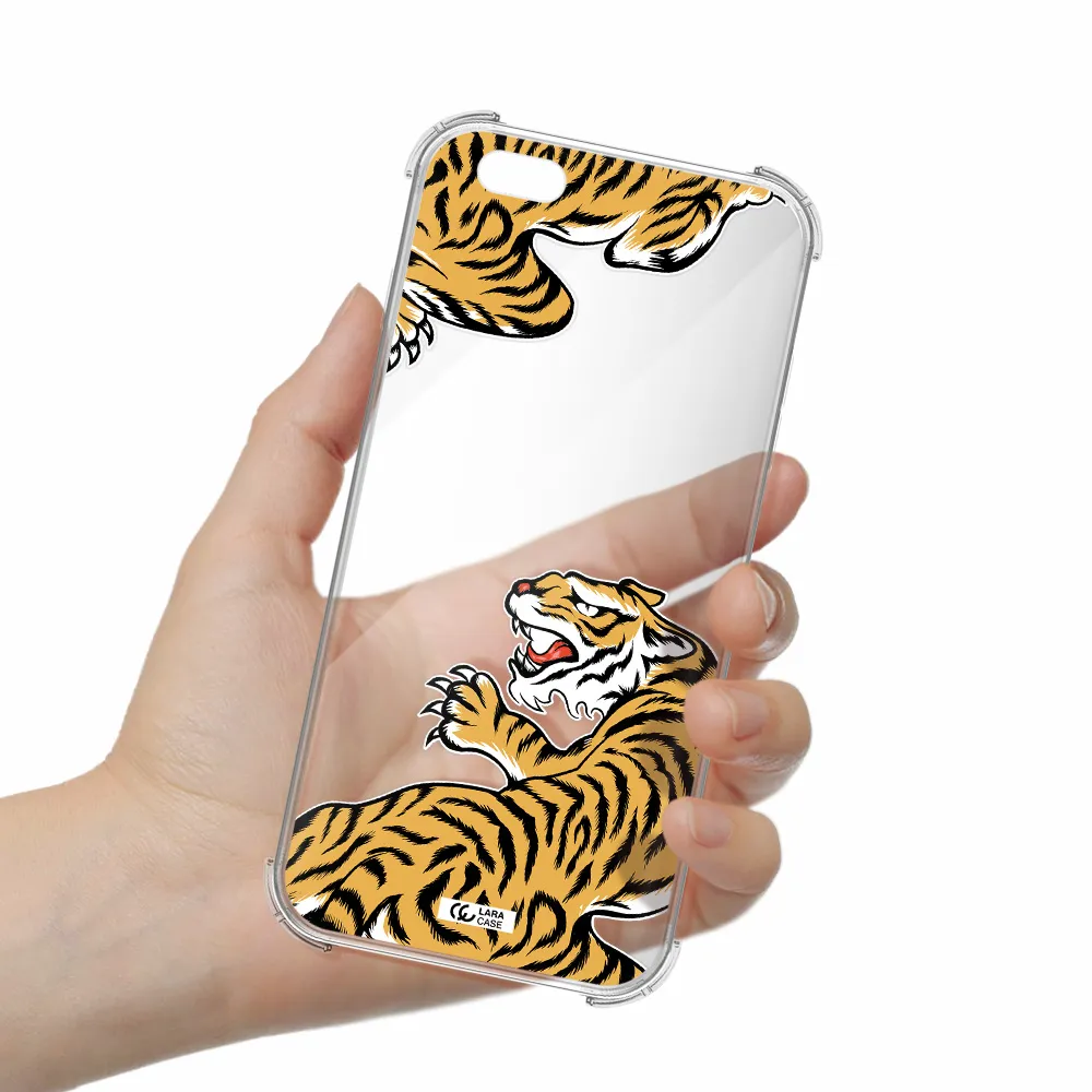 Chinese Tiger Apple iPhone 6 s plus Clear PC Case