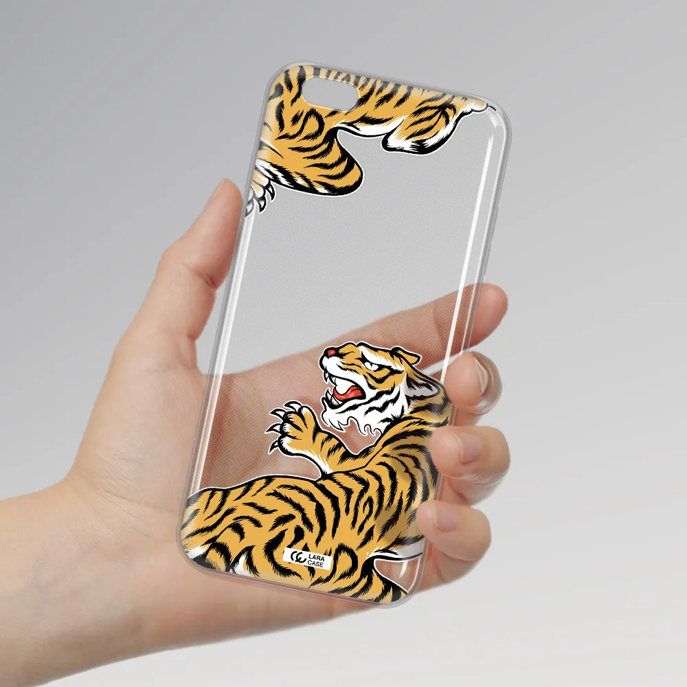 Chinese Tiger Apple iPhone 6S Clear TPU Case