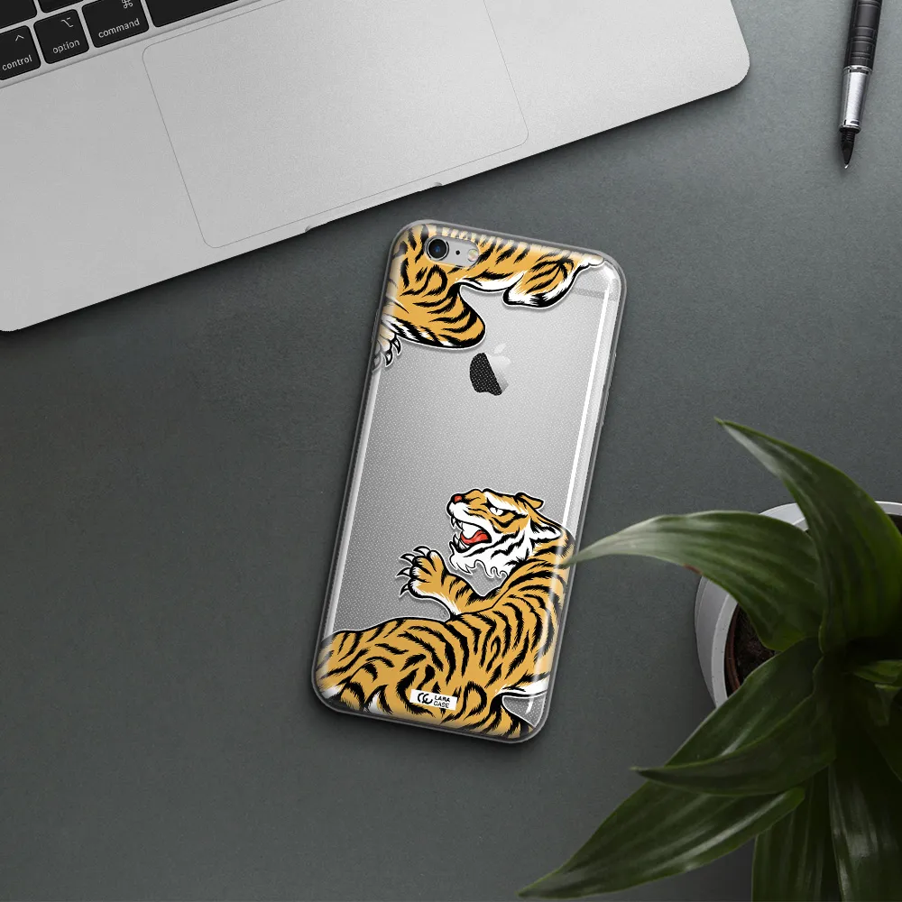 Chinese Tiger Apple iPhone 6S Clear TPU Case