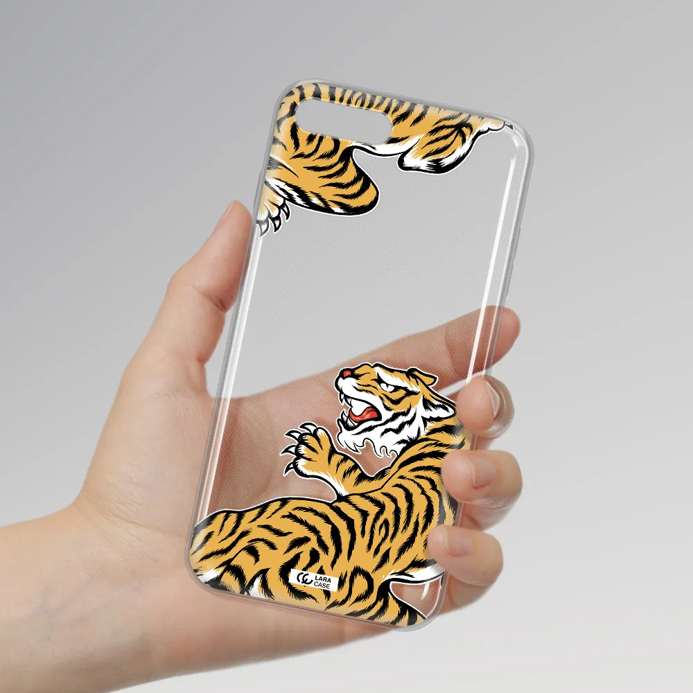 Chinese Tiger Apple iPhone 7 plus Clear TPU Case