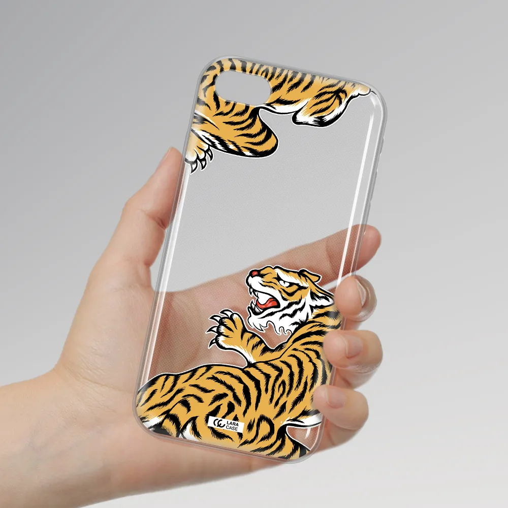 Chinese Tiger Apple Iphone Se 2020 Clear Tpu Case