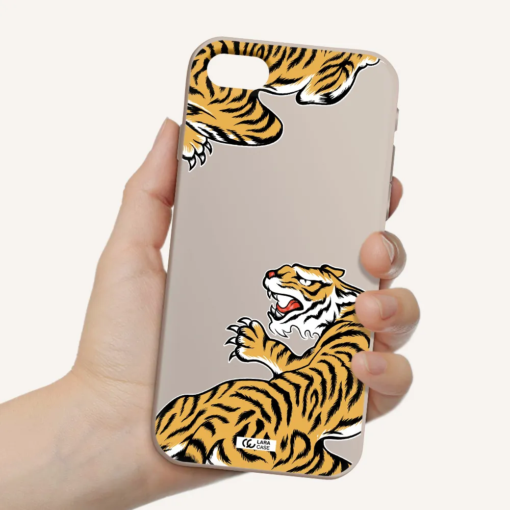 Chinese Tiger Apple iPhone se 2020 Silicone Stone Case