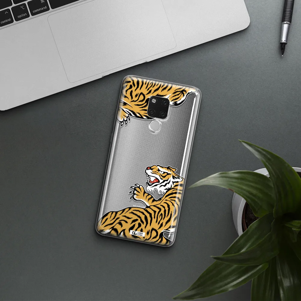 Chinese Tiger Huawei Mate 20X Clear TPU Case