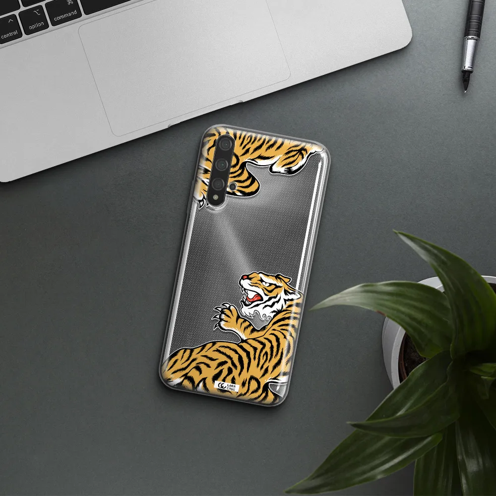 Chinese Tiger Huawei Nova 5t Clear TPU Case