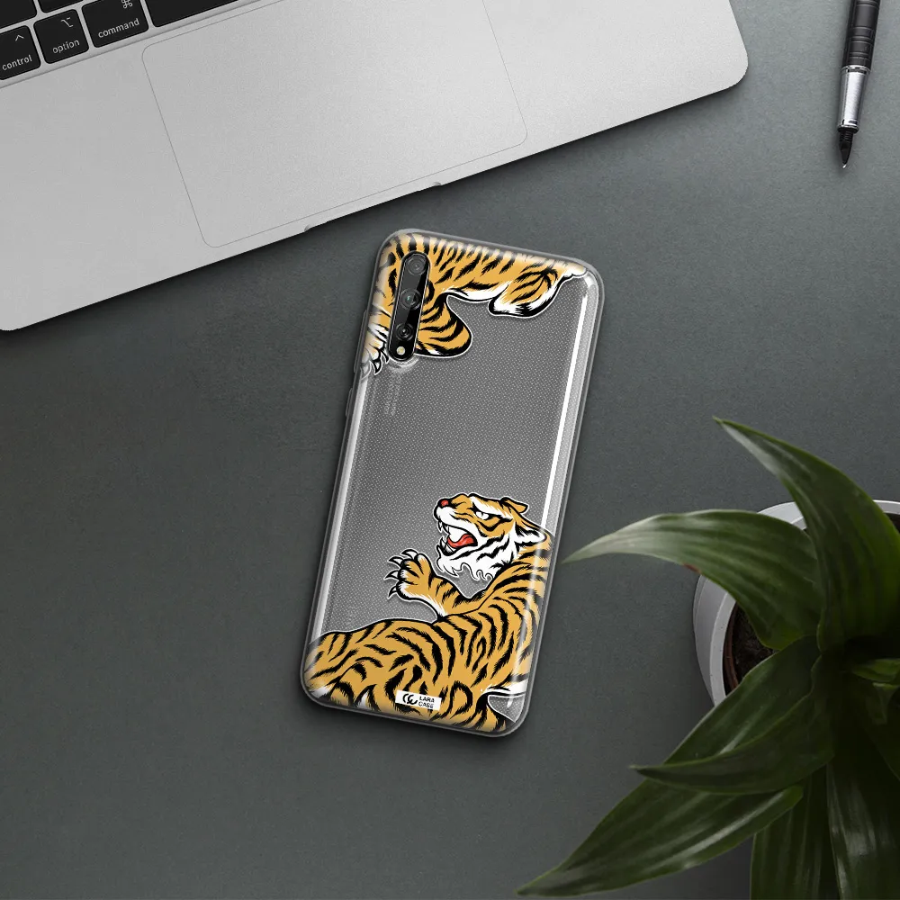 Chinese Tiger Huawei P Smart S Clear TPU Case