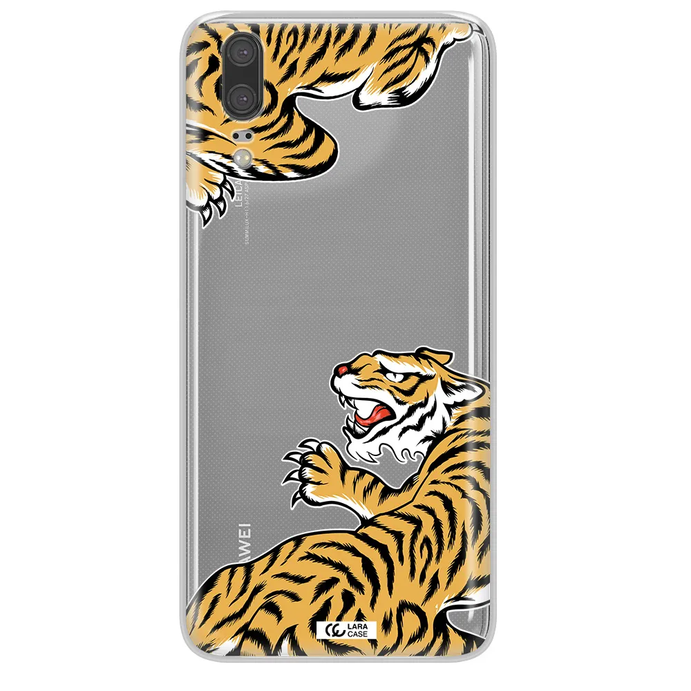 Chinese Tiger Huawei P20 Clear TPU Case