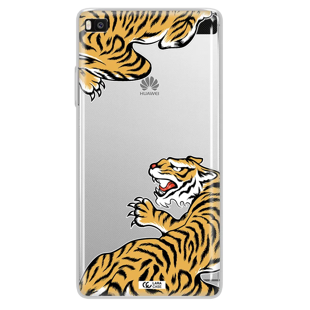 Chinese Tiger Huawei P8 Clear TPU Case