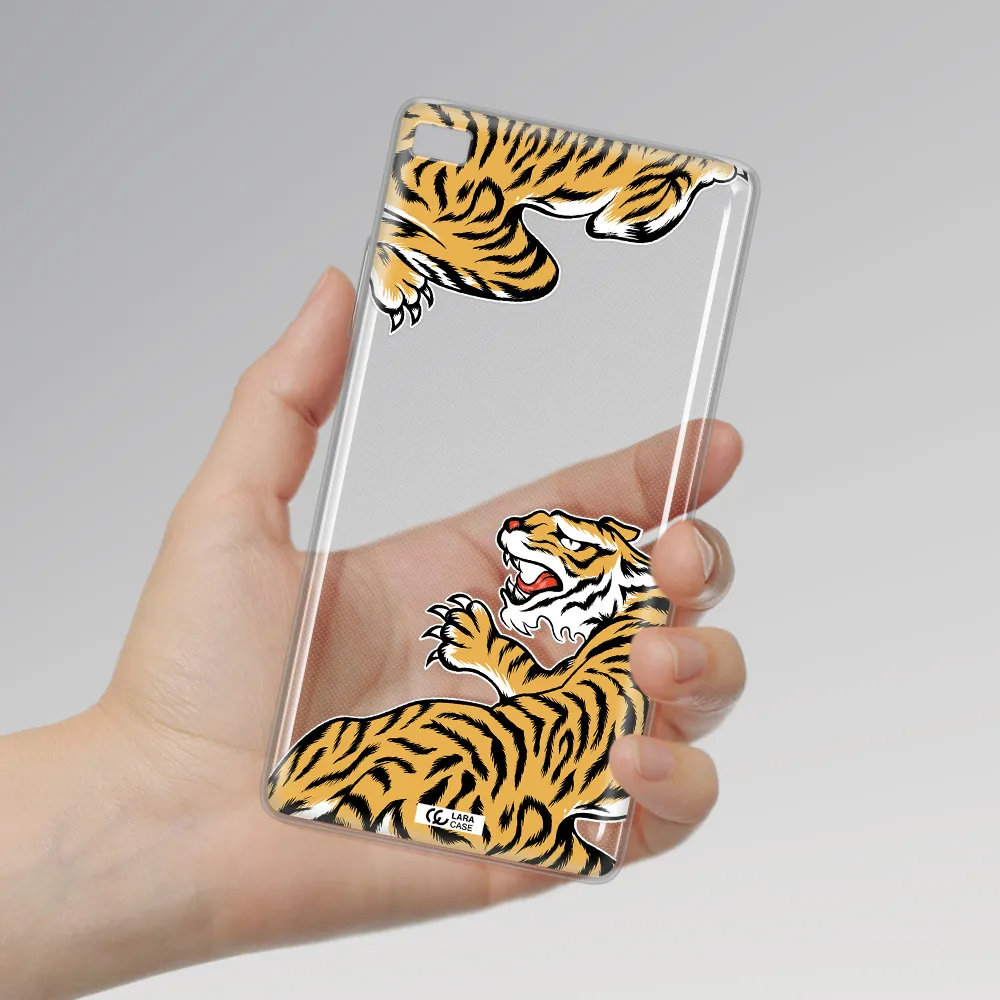 Chinese Tiger Huawei P8 Clear TPU Case