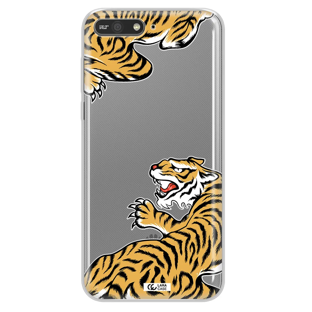 Chinese Tiger Huawei Y6 2018 Clear TPU Case
