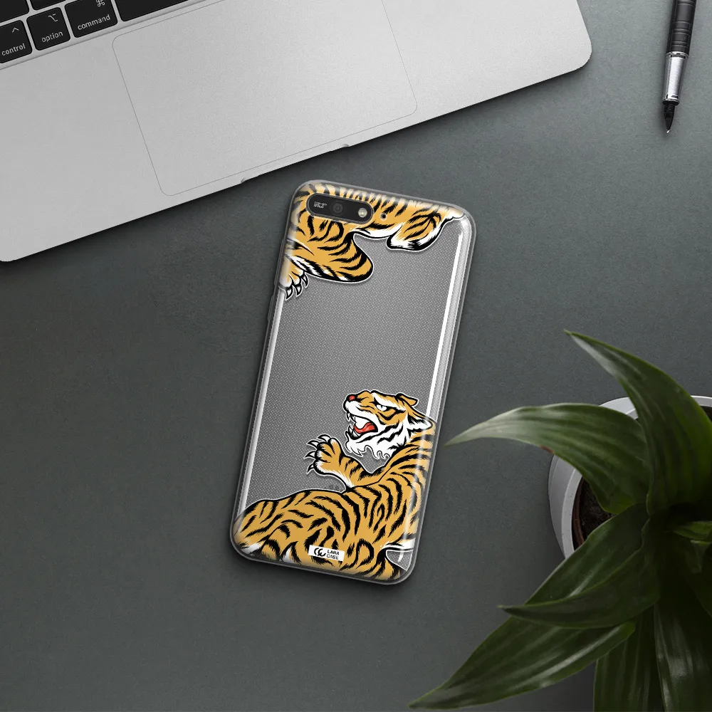 Chinese Tiger Huawei Y6 2018 Clear TPU Case