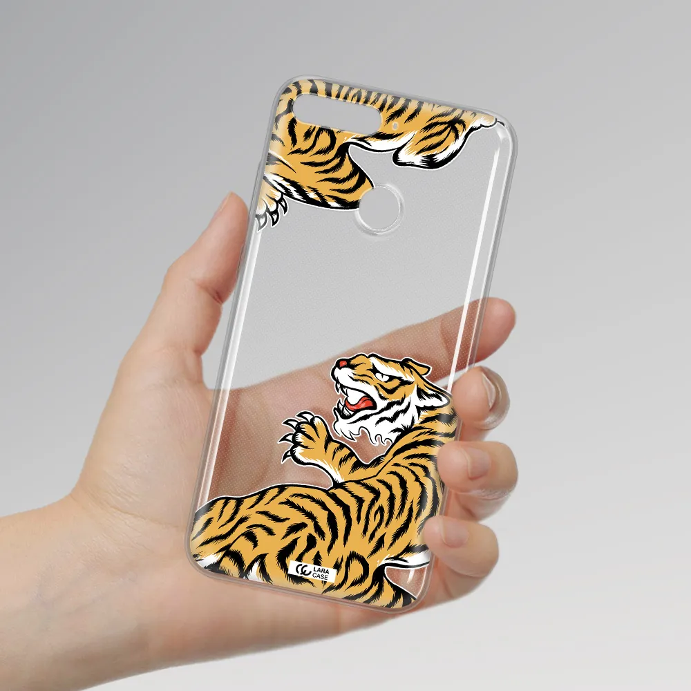 Chinese Tiger Huawei Y6 Prime 2018 Clear TPU Case