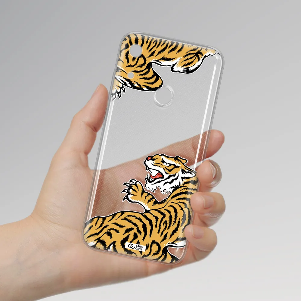 Chinese Tiger Huawei Y6S Clear TPU Case