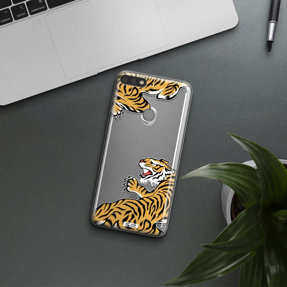 Chinese Tiger Huawei Y7 Prime 2018 Clear TPU Case