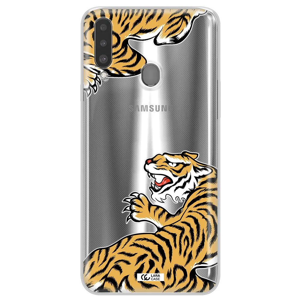 Chinese Tiger Samsung A20S Clear TPU Case