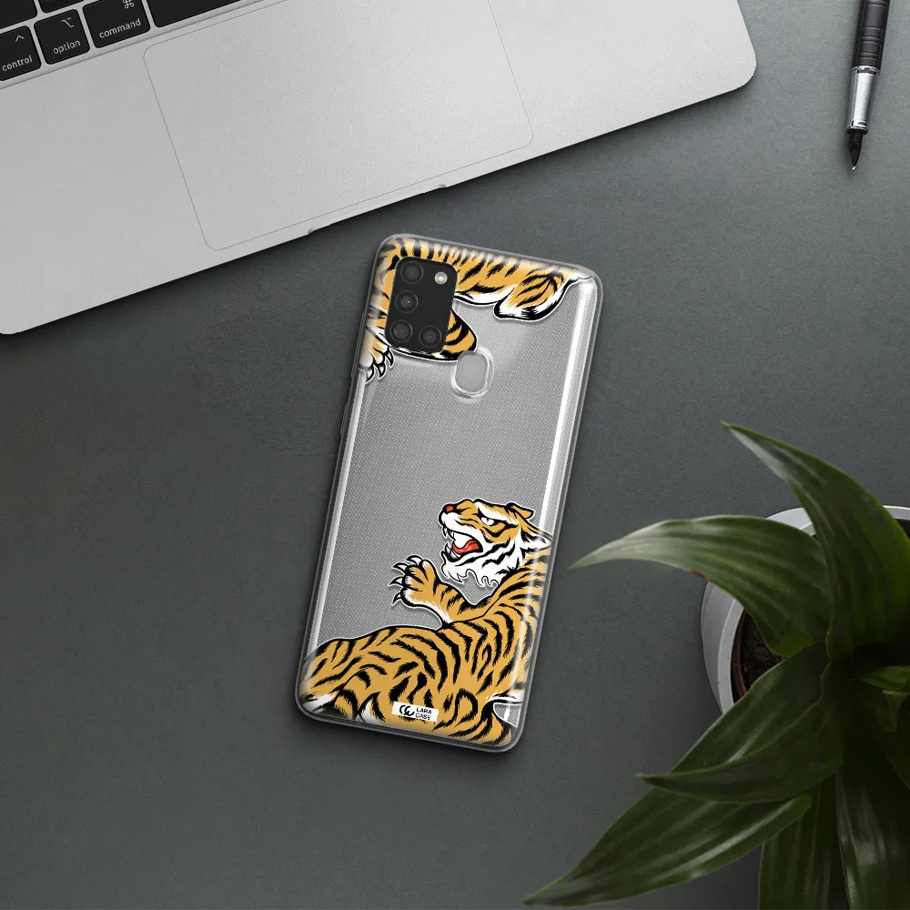 Chinese Tiger Samsung A21S Clear TPU Case
