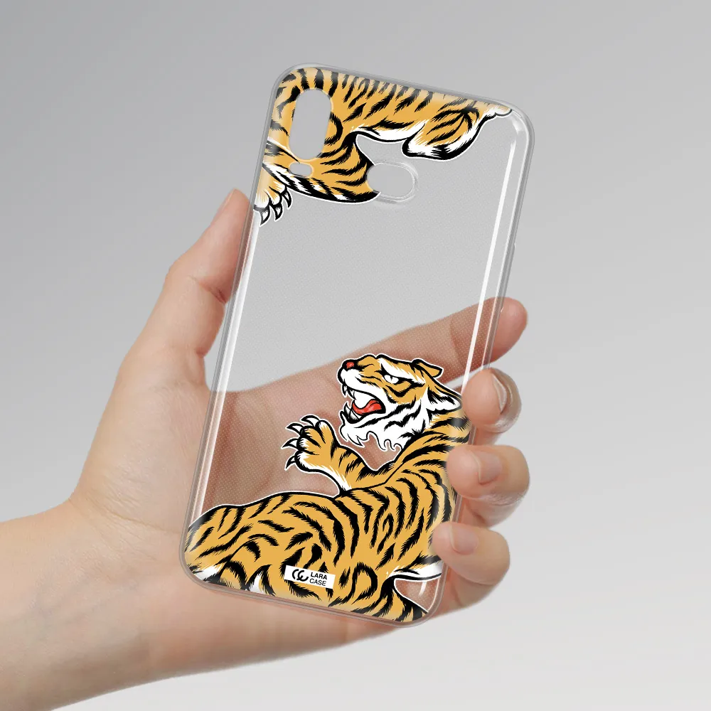 Chinese Tiger Samsung A6S Clear TPU Case