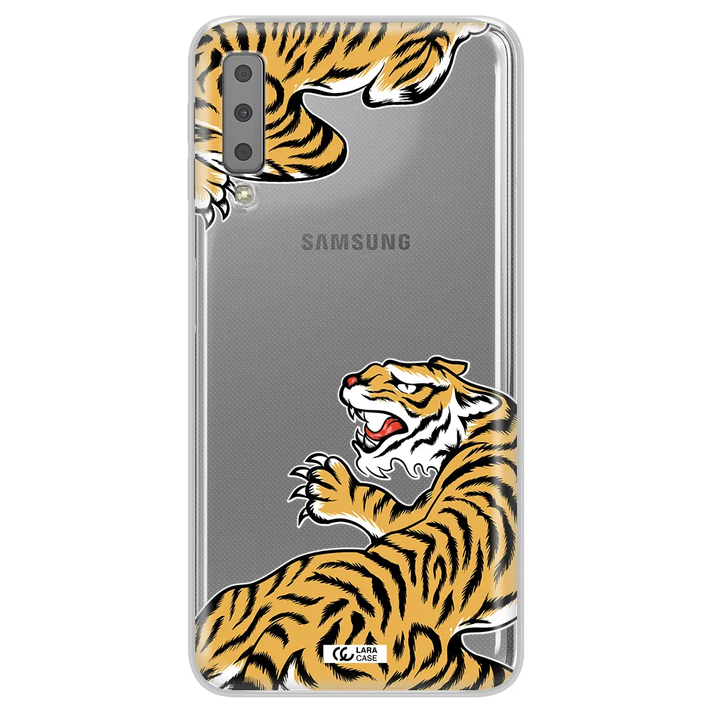 Chinese Tiger Samsung A7 2018 Clear TPU Case