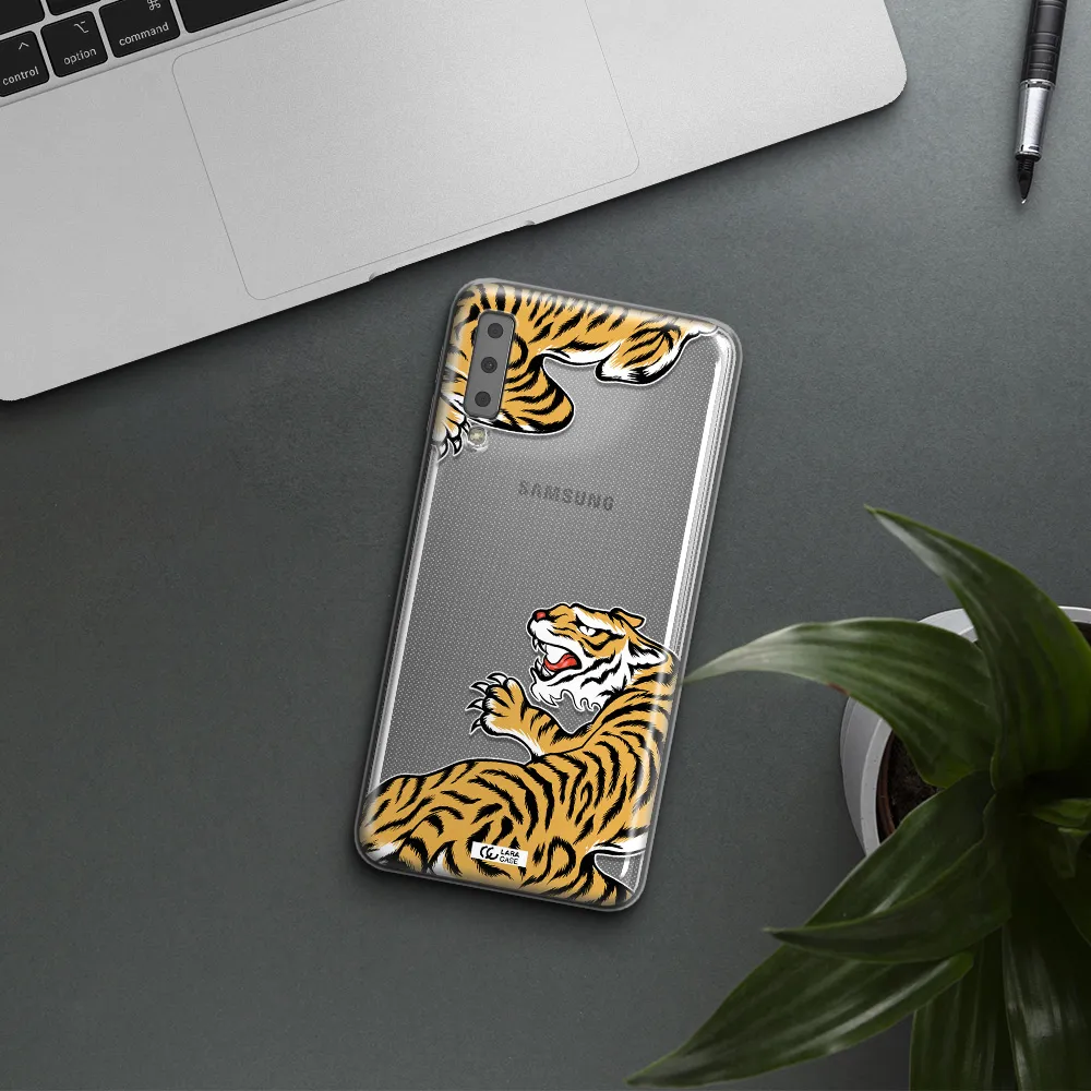 Chinese Tiger Samsung A7 2018 Clear TPU Case