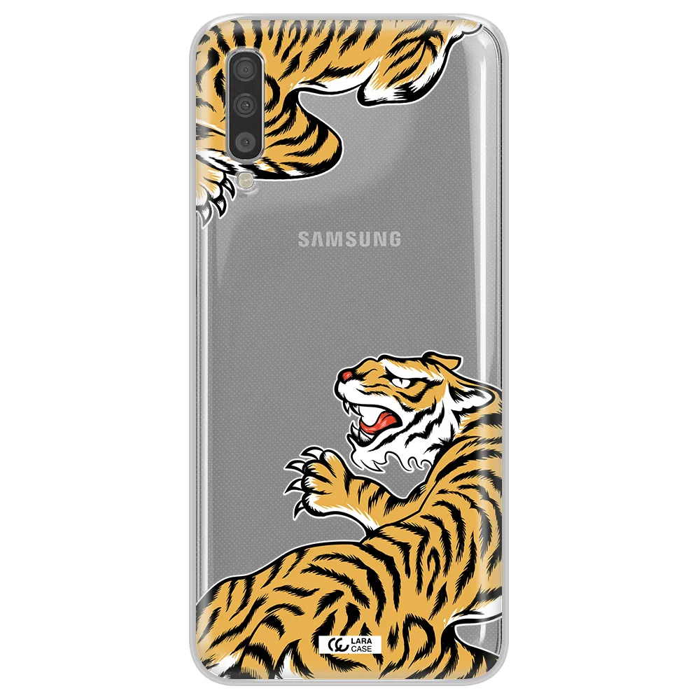 Chinese Tiger Samsung A70S Clear Tpu Case