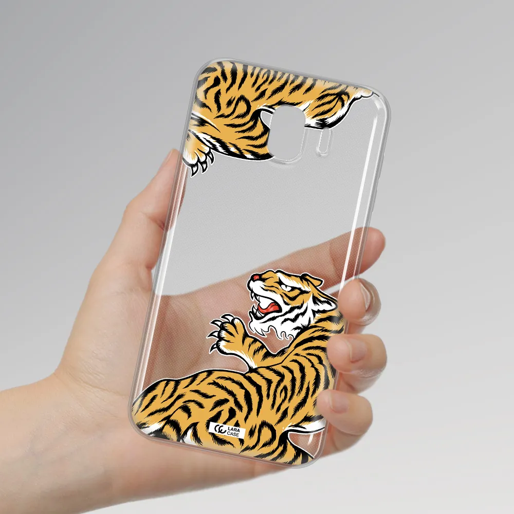 Chinese Tiger Samsung J4 Clear TPU Case