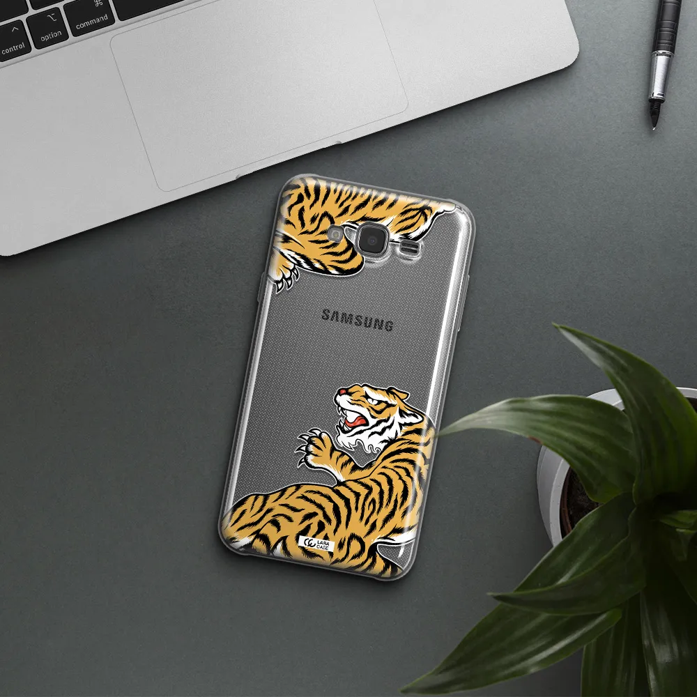 Chinese Tiger Samsung J7 Core Clear TPU Case