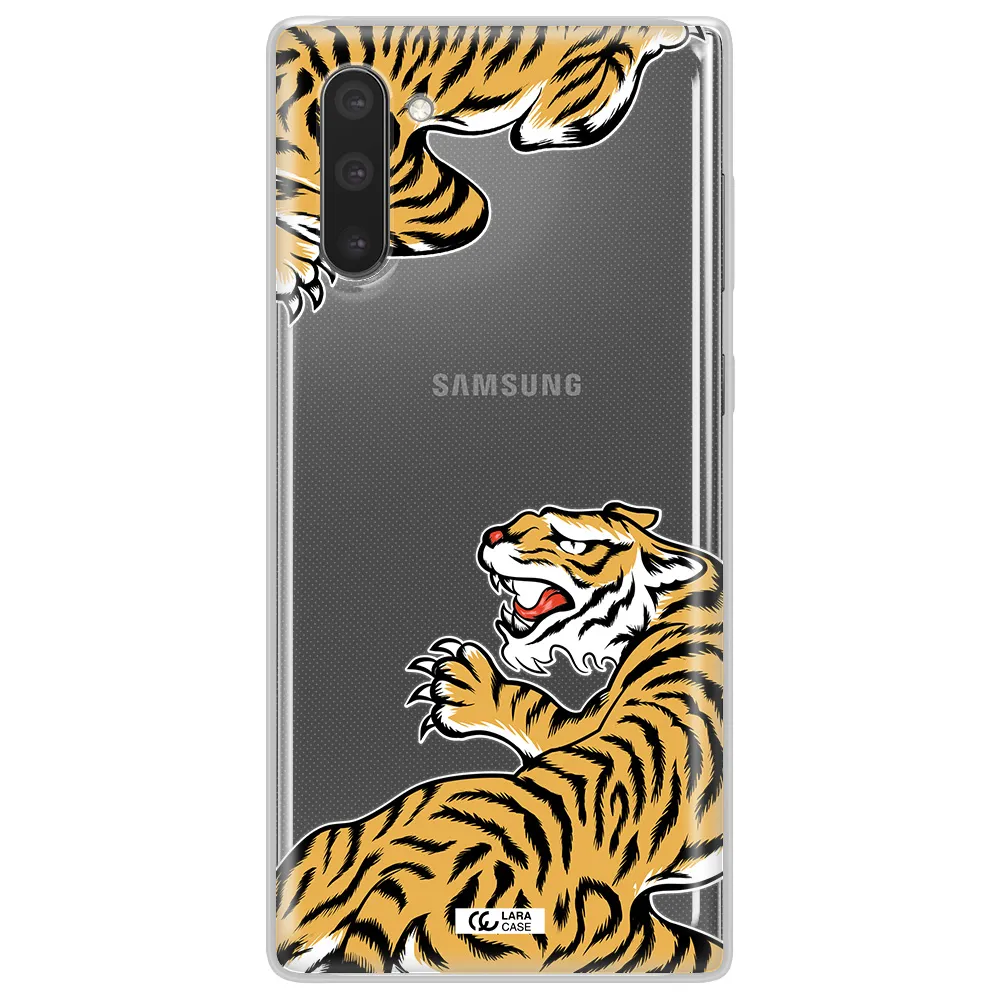 Chinese Tiger Samsung Note 10 Clear TPU Case